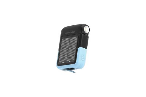 Powerology Sante 10000mAh Solar Power Bank - Black