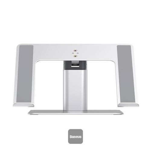 Baseus Metal Adjustable Laptop Stand Compatible With 11 To 17.3 Inches Silver