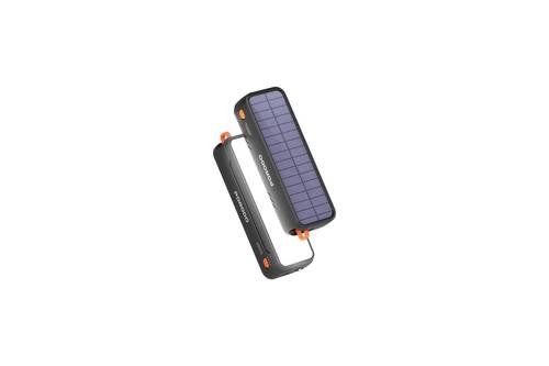 Porodo Solar-Powered 20000mAh Power Bank - Black