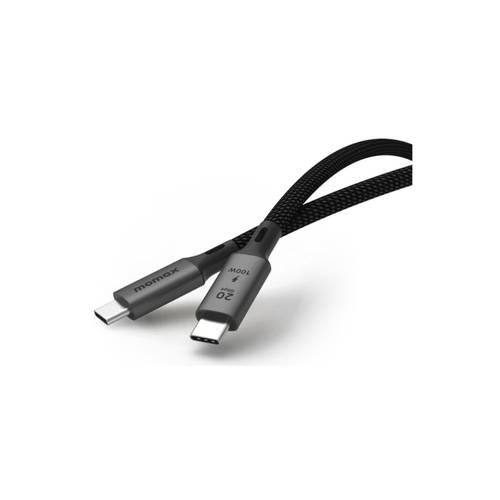 Momax Elite USB-C to USB-C Braided Cable 100W USB 3.2 Gen 2x2 1.5m - Black DC30D