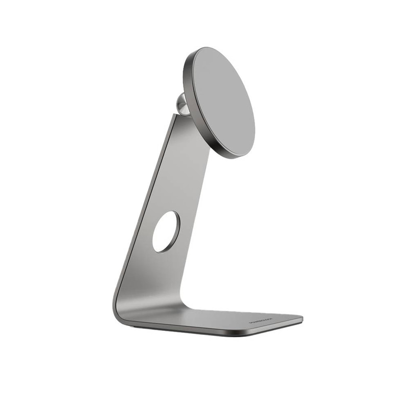 POWEROLOGY ALUMINUM MAGSAFE PHONE HOLDER- DARK GREY
