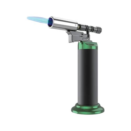 Green Lion Jet Flame Pro Windproof Lighter - Black