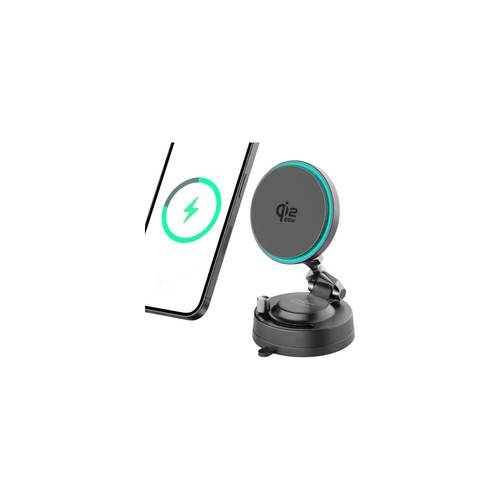 BRAVE Qi2 25W Magnetic Wireless Car Charger Mount BHL 60 - Black