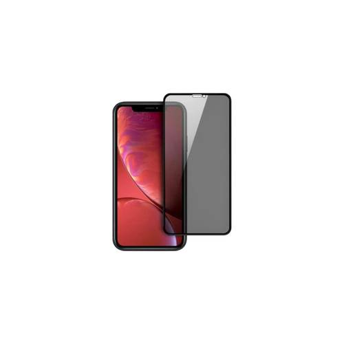 واقي شاشة زجاجي ثلاثي الأبعاد أخضر اللون لحماية الخصوصية لهاتف آيفون XR، مقاس 11 بوصة - للخصوصية
