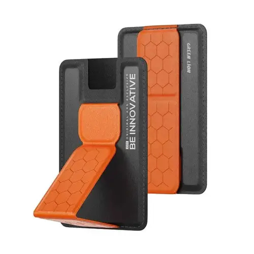 GREEN LION INNOVATIVE  MAGSAFE WALLET STAND MAGSAFE COMPATIBLE ORANGE