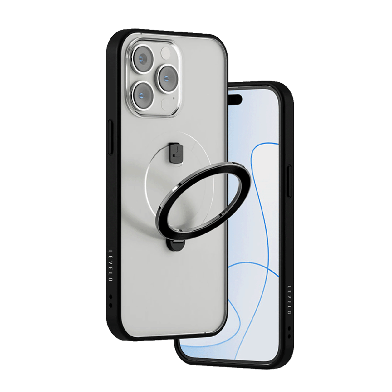 LEVELO RINGO WITH FLEXI- FRAME MATTE CASE FOR IPHONE 14 PRO COVER CASE
