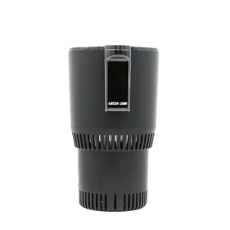حامل أكواب ذكي LED ساخن وبارد - أسود