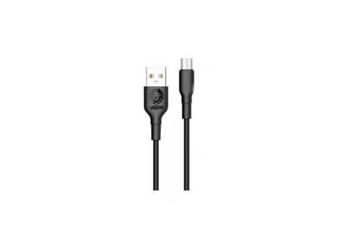 كابل Green Lion PVC USB-A إلى Micro USB بطول 3 أمتار (9.8 قدم) - أسود