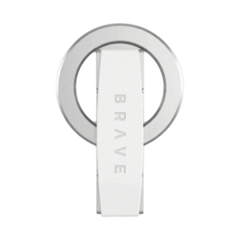 مقبض مغناطيسي وحامل ثلاثي الوظائف من Brave - فضي - BG-01SL