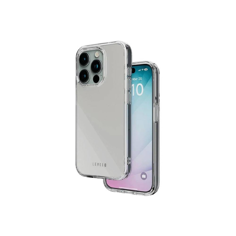Levelo Clara Case iPhone 15 Pro Max - CLEAR