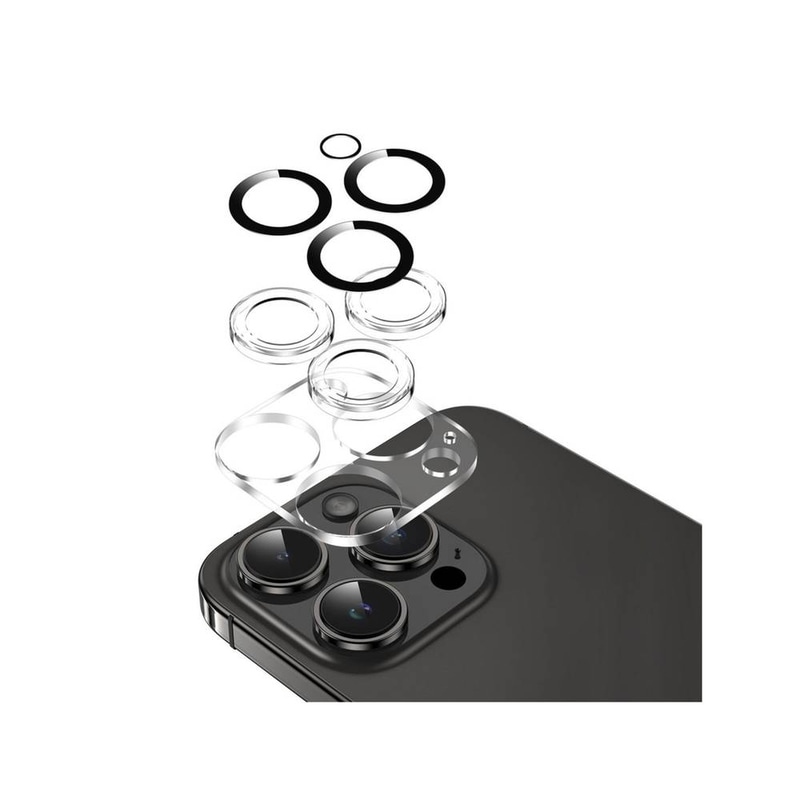 Green Lion Transparent Camera Lens For Iphone 15 Pro & Pro Max - MTP Clear