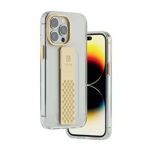 LEVELO GRAPHIA IPHONE 14 CHAMPAGNE GOLD CASE