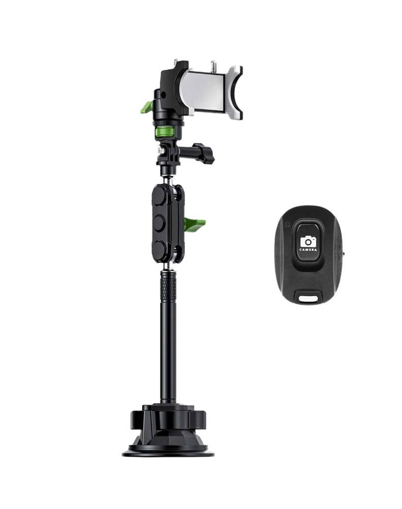 Green Lion Ultimate Holder Pro with Suction Cup Mount 4.5 - 7.2 Inches- Black