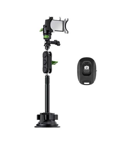 Green Lion Ultimate Holder Pro with Suction Cup Mount 4.5 - 7.2 Inches- Black