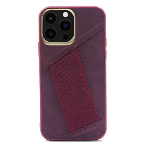 KAJSA  PREPPIE COLLECTION ELASTIC  HAND GRIP BACK CASE FOR IPHONE 14 DARK BLUE