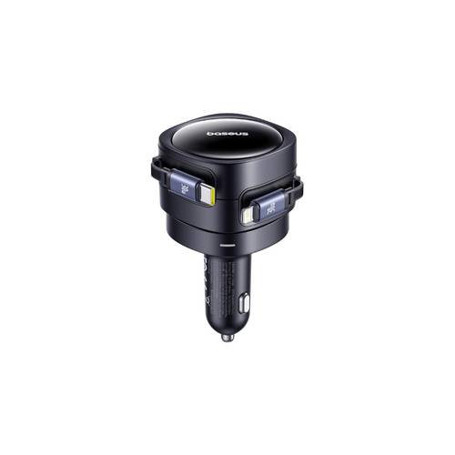 Baseus Enjoyment Max Car Charger C + L Cables 90W- Black