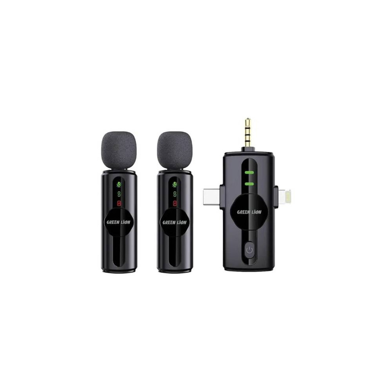 Green Lion GM-80X Microphone 3 in 1 - Black