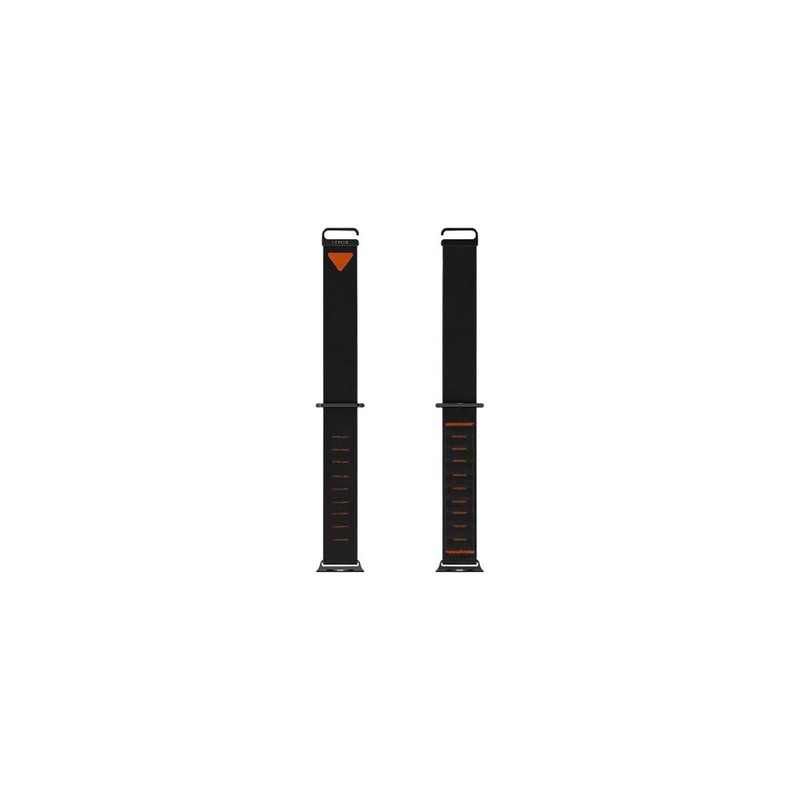 Levelo York Nylon Watch Strap 49mm To 42mm-Black