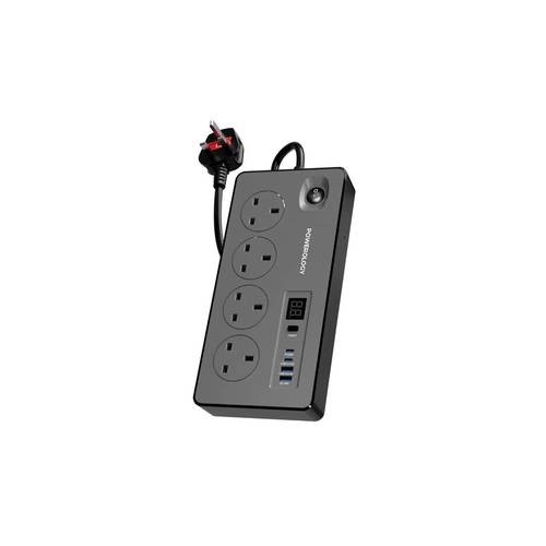شريط طاقة باورولوجي 4AC 2990 واط PD 20 واط - 2 متر - أسود