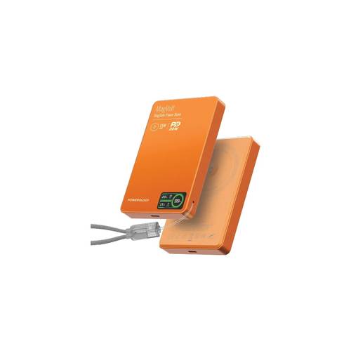 Powerology MagVolt 10000mAh Magnetic Power Bank-Orange