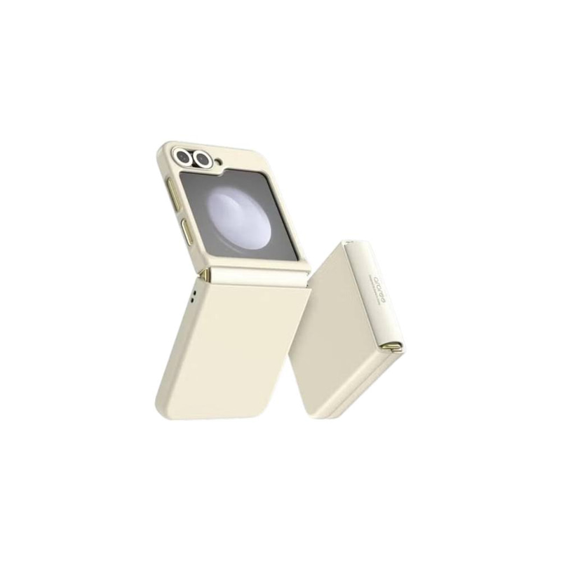 جراب حماية Araree Aero Flex لهاتف Samsung Z Flip6 - لون كريمي