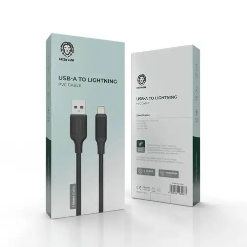 جرين لايون USB-A إلى كابل لايتنينج PVC