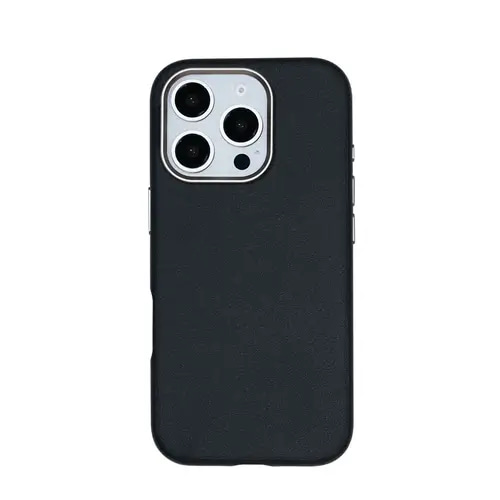   iPhone 16 Pro cover from Le prius birman leather cover case -black