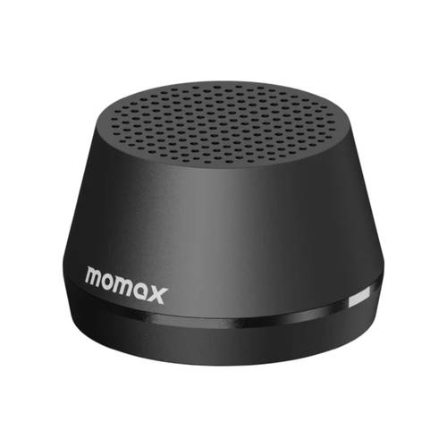 مكبر صوت لاسلكي مغناطيسي MOMAX 1-Vibe Go Lite (يُثبّت ويُستخدم فوراً) - BS8D - أسود