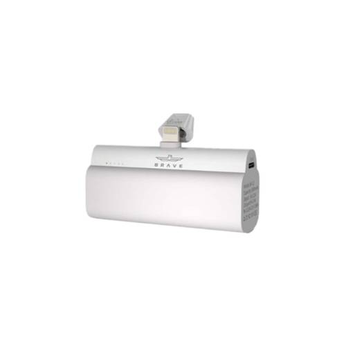 Brave Pocket Mini Portable Power Bank 20W 5000 mAh BP-12 White