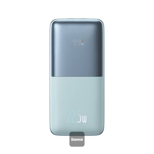BASEUS BIPOW PRO DIGITAL DISPLAY FAST CHARGE POWER BANK 10000MAH 22.5- BLUE