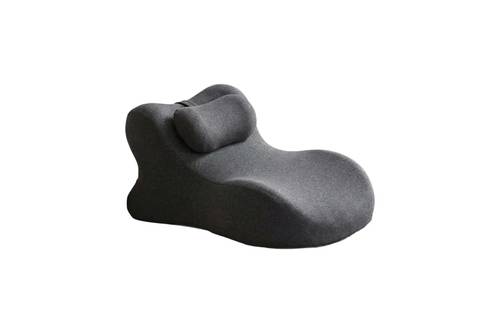 Green Lion Relief Wedge Pillow - Black
