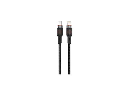 Porodo USB-C to Lightning Aluminum Braided Cable PD-30W-1.2M-Black