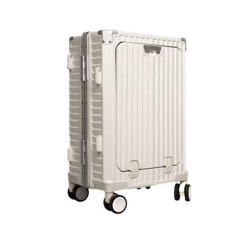 LEVELO ROAMROLLERS 20'' TRAVEL LUGGAGE- WHITE