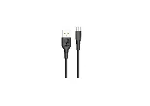 كابل Green Lion PVC USB-A إلى Micro بطول 1 متر - أسود
