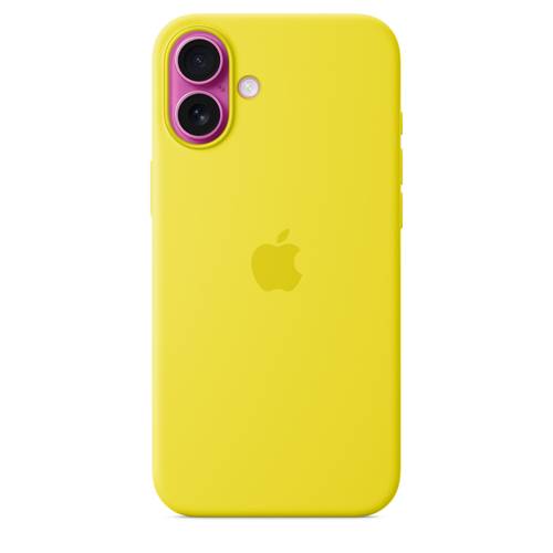 iPhone 16 Plus Silicone Case with MagSafe – Star Fruit