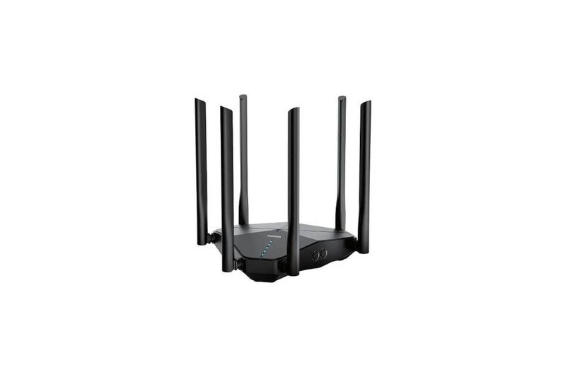 Porodo 4G Router AC1200 with External Antennas & 4000mAh Battery - Black