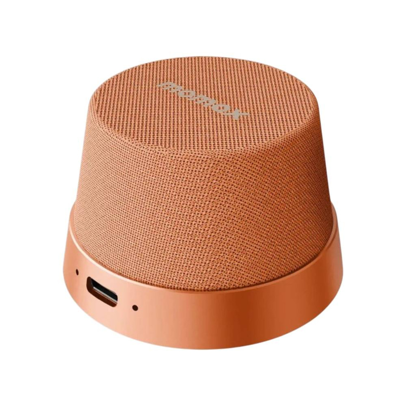 MOMAX 1-Vibe Go Lite Magnetic Wireless Speaker Snap & Go - BS6HKM - Orange