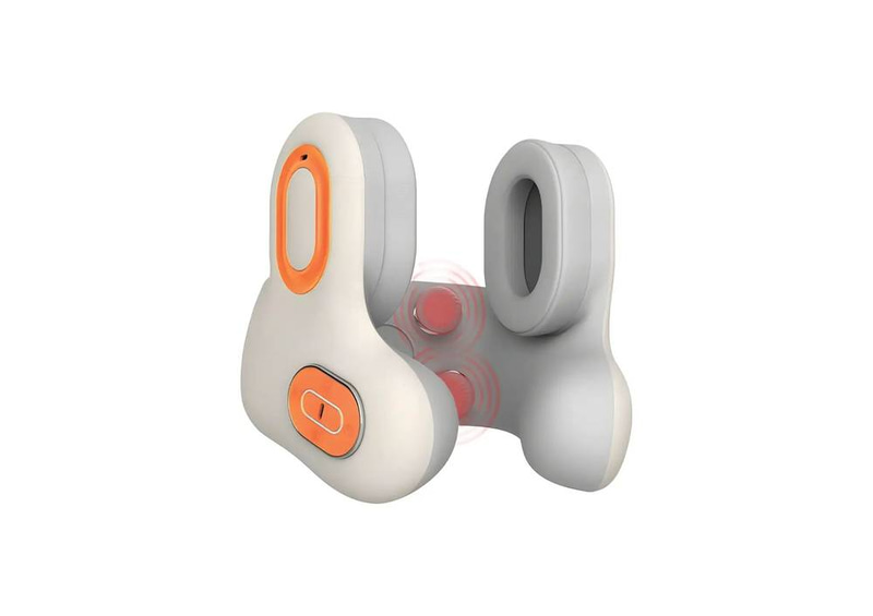 Porodo Lifestyle ZenComfort Neck Pillow with 3D ANC Headphones - Khaki