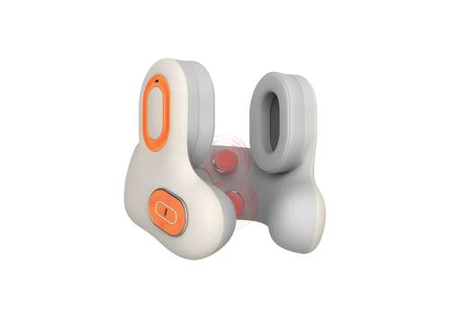 Porodo Lifestyle ZenComfort Neck Pillow with 3D ANC Headphones - Khaki