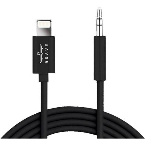 BRAVE LIGHTNING TO AUDIO CABLE (3.5mm)- BLACK