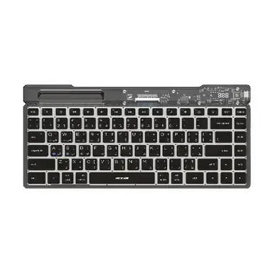 Transparent Keyboard Scissor Foot Structure - Black