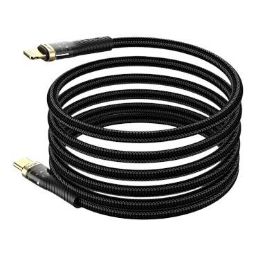 Green Lion Magnetic Cable USB-C to Lightning - Black