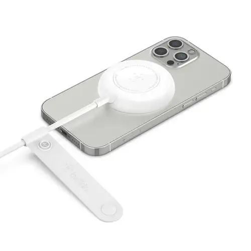 Belkin Charge Magnetic Portable Wireless Charger Pad- White