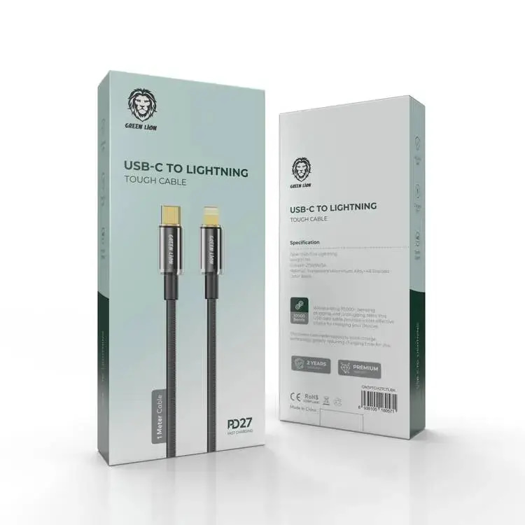جرين لايون USB-C إلى كابل لايتنينج متين