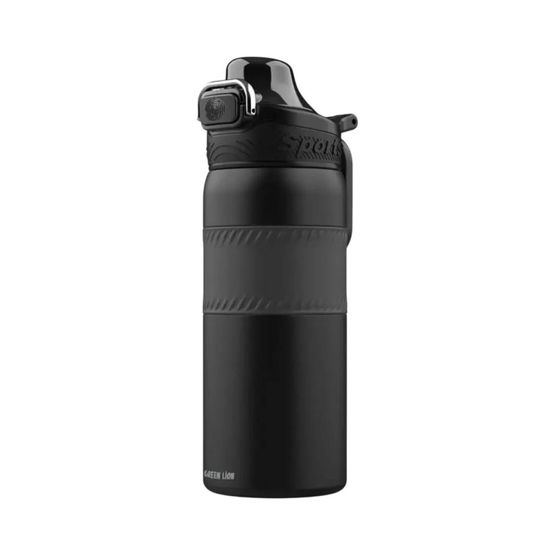 Green Lion Athlete Thermal Bottle - Black