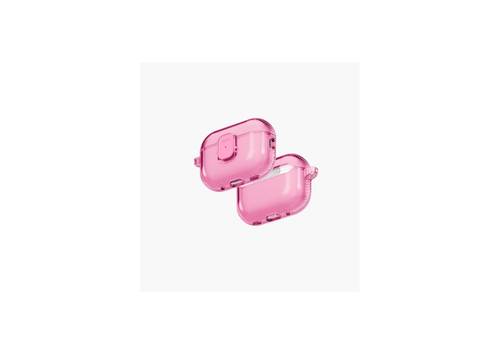 UNIQ Glase Pro Ultra-Clear Snap Closure Case Airpops Pro 3rd Gen-GLSPCPNK