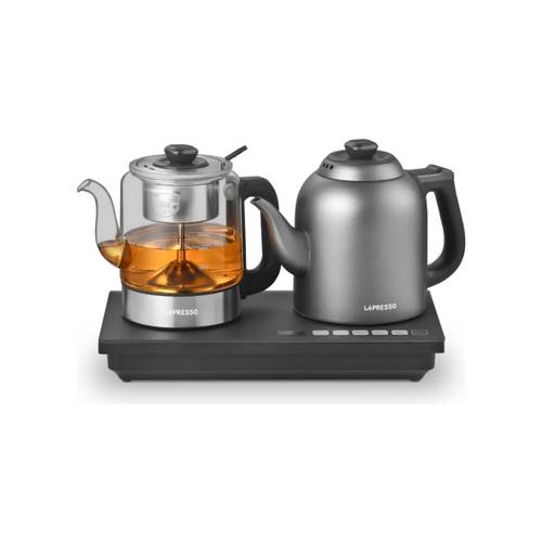 ماكينة تحضير الشاي وغلاية الماء LePresso AuraBrew - رمادي