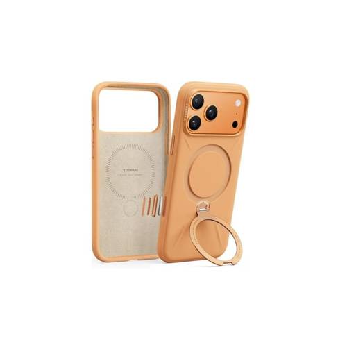 TORRAS Ostand Silicone For IPhone Case 17 Pro Max - Energy Orange