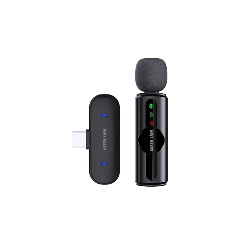 ميكروفون Green Lion GM-75X مع خاصية إلغاء الضوضاء بثلاث مستويات - أسود