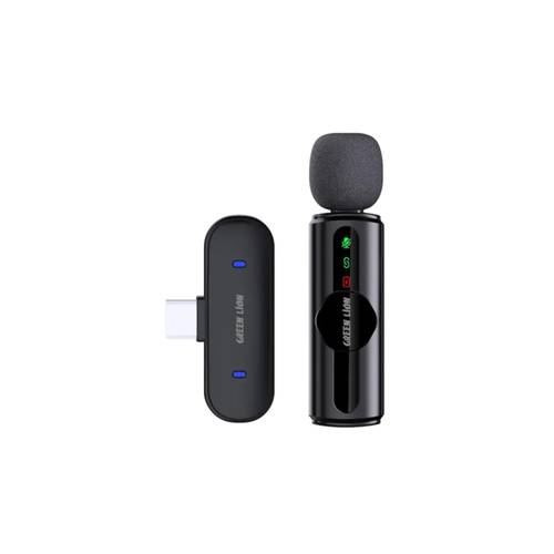 Green Lion GM-75X Microphone 3-Level Noise Cancellation - Black